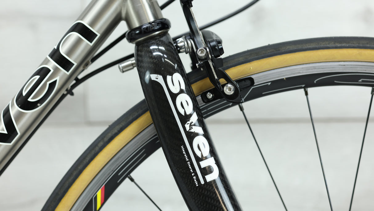 Bicicleta de carretera Seven Axiom SL S&S Coupler Break-Away 2013 - 53 cm