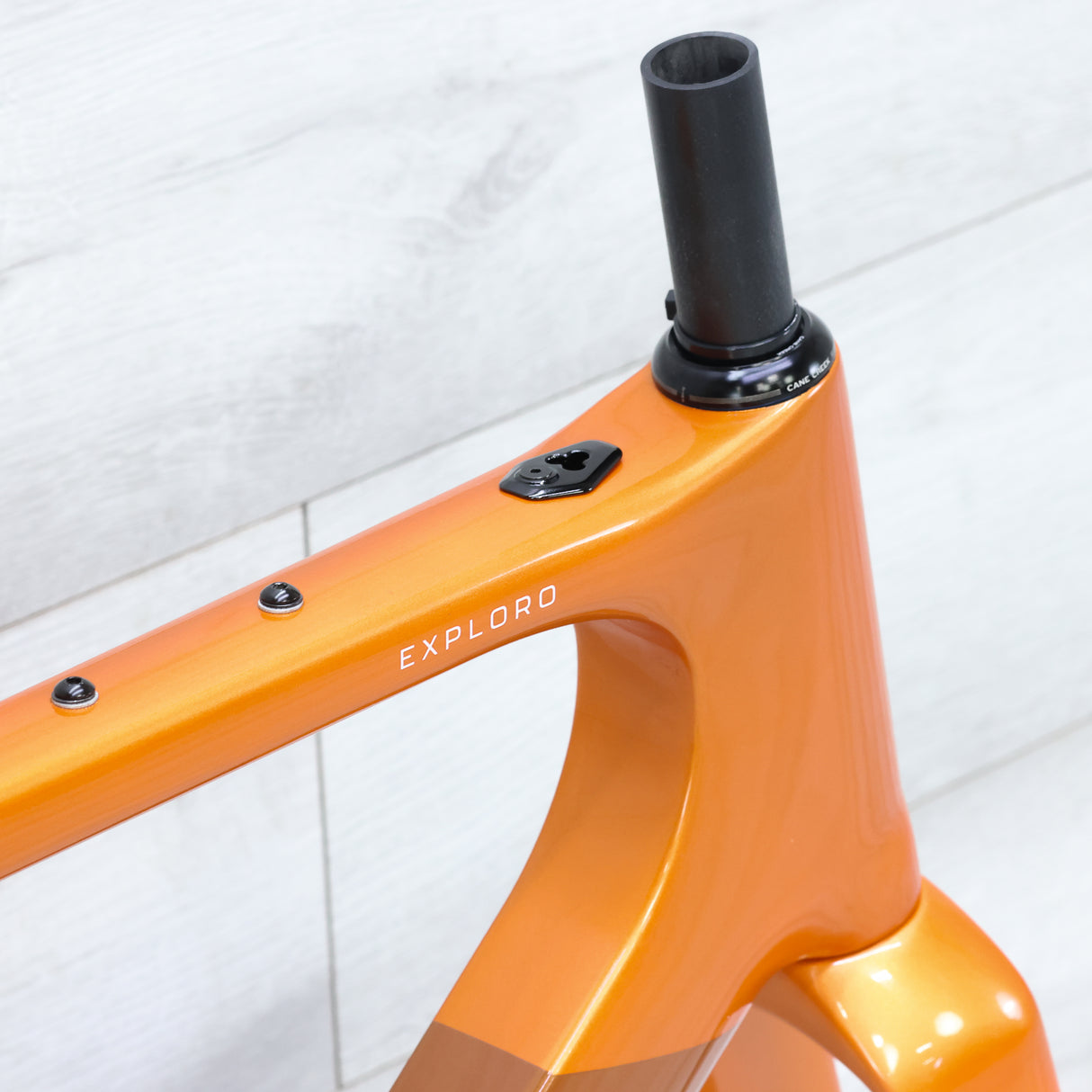 3T Exploro Racemax Gravel Bike Frameset Orange/Grey - 2023, 54cm