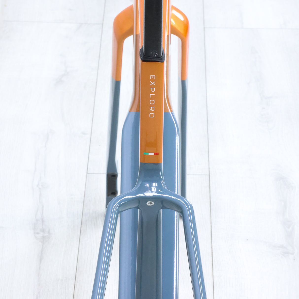 3T Exploro Racemax Gravel Bike Frameset Orange/Grey - 2023, 54cm