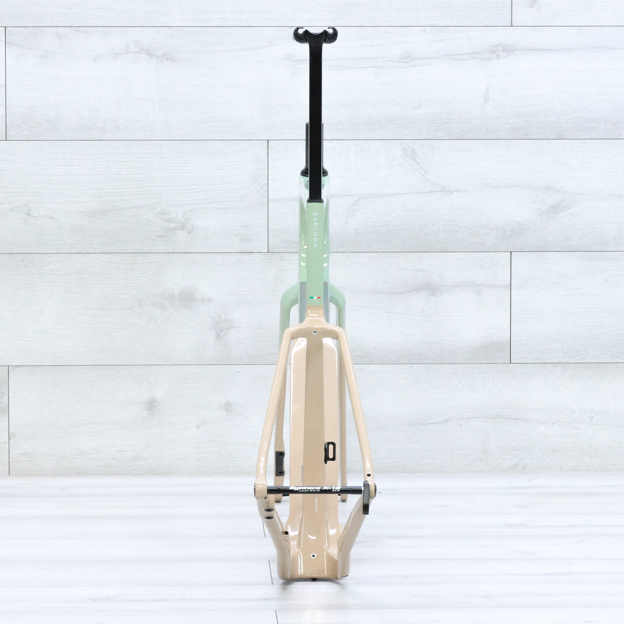 3T Exploro Racemax Gravel Bike Frameset Sand/Olive - 2023, 56cm