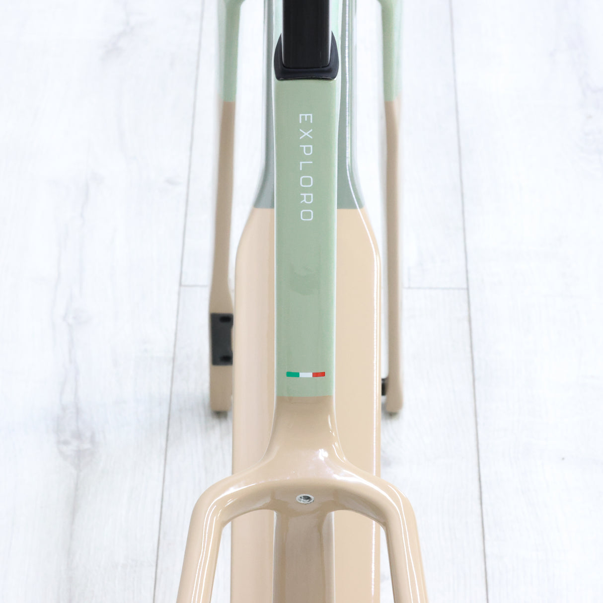 3T Exploro Racemax Gravel Bike Frameset Sand/Olive - 2023, 56cm