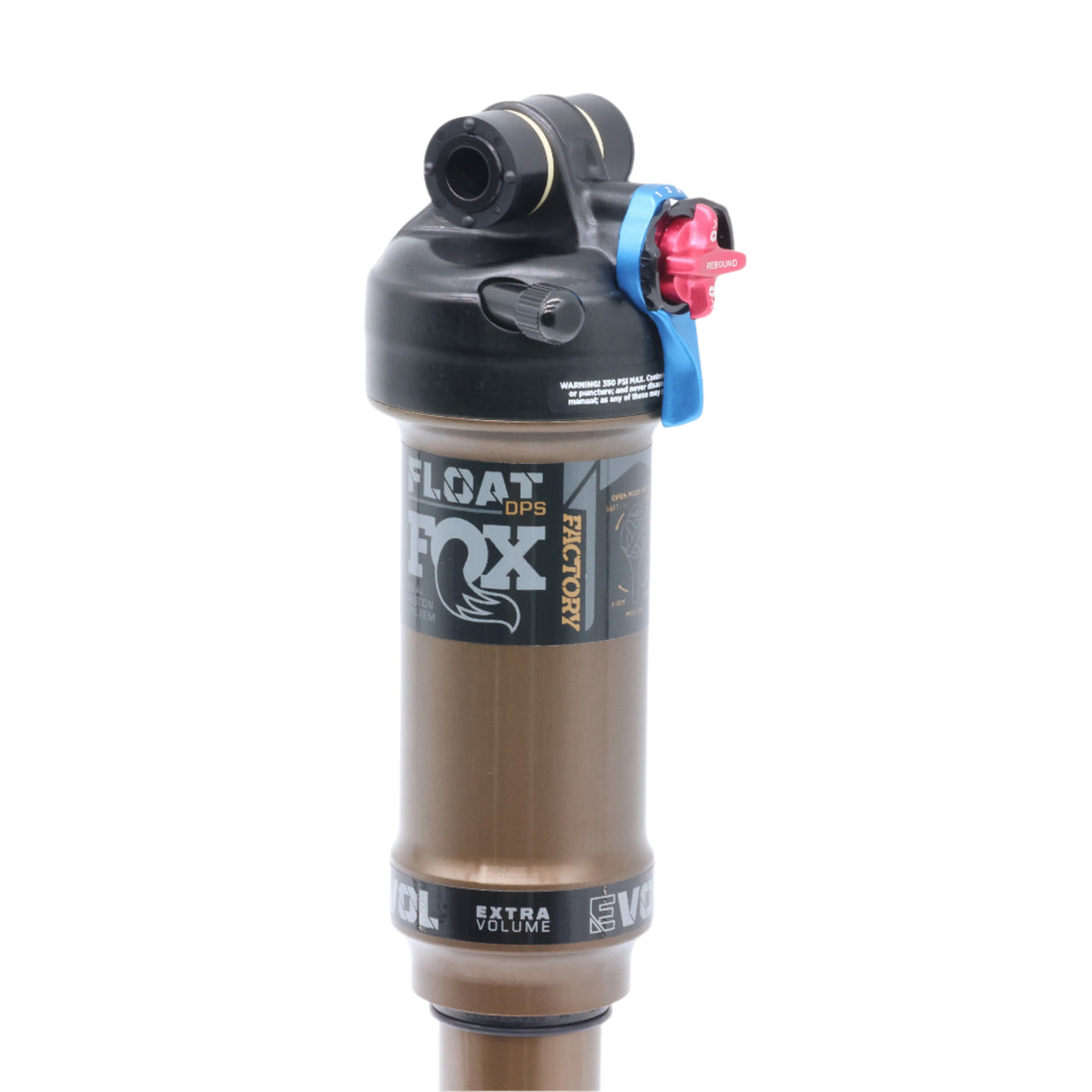 2023 Fox Float DPS Factory Rear Shock - 210x55mm - 3pos-Adj, Evol LV