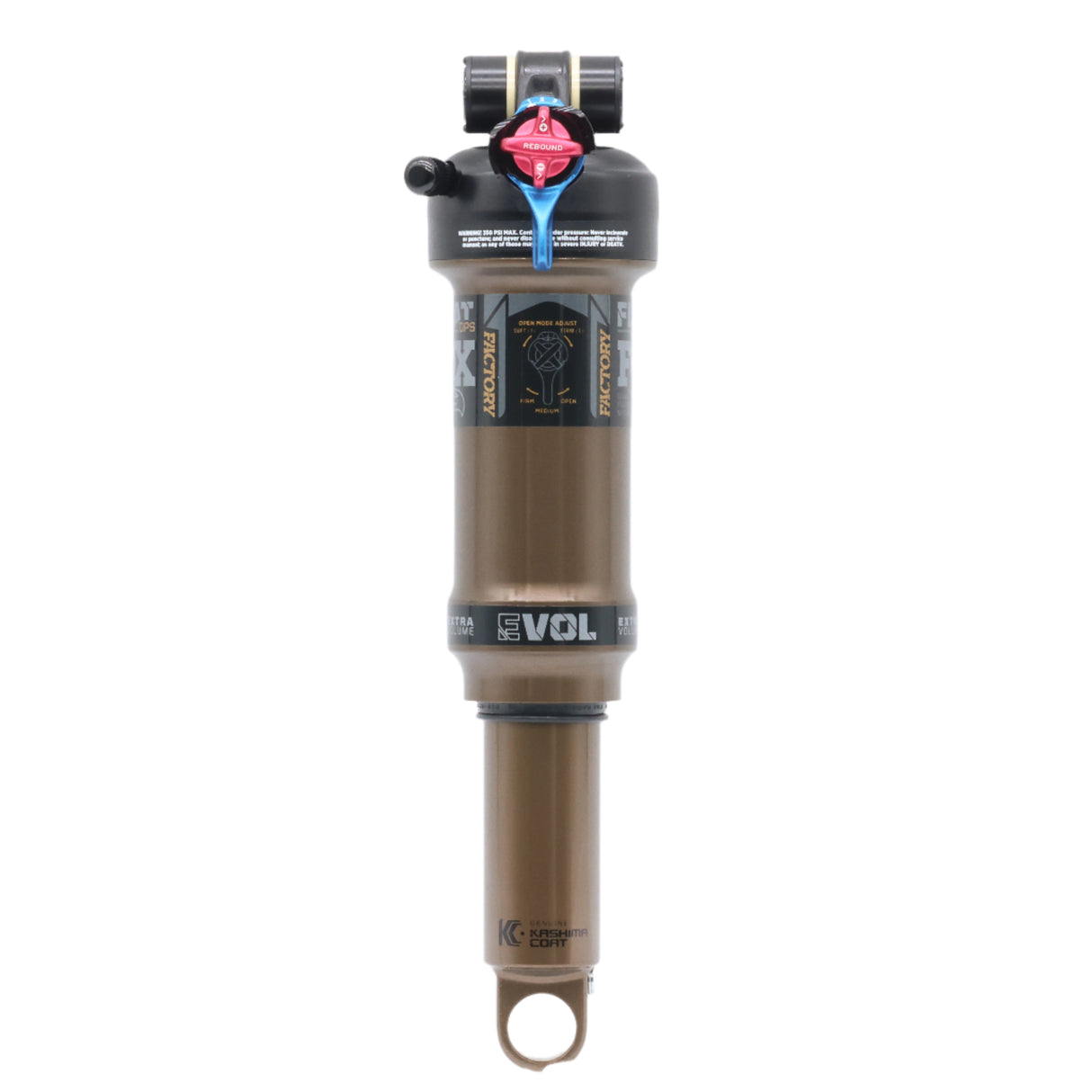 2023 Fox Float DPS Factory Rear Shock - 210x55mm - 3pos-Adj, Evol LV