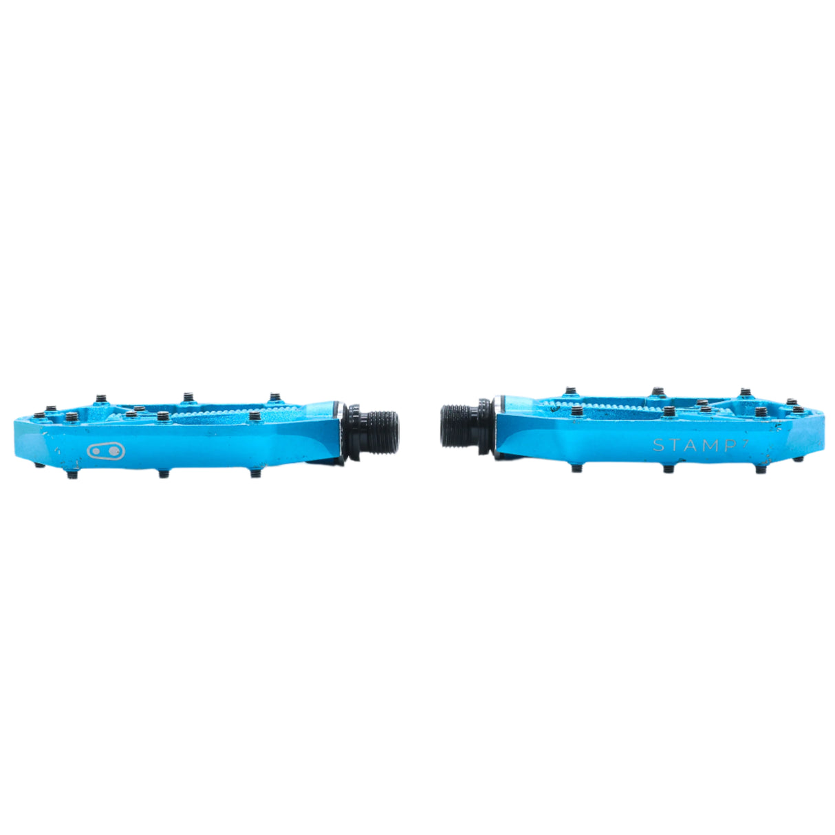 Crank Brothers Stamp 7 Small Blue MTB Flat Pedals
