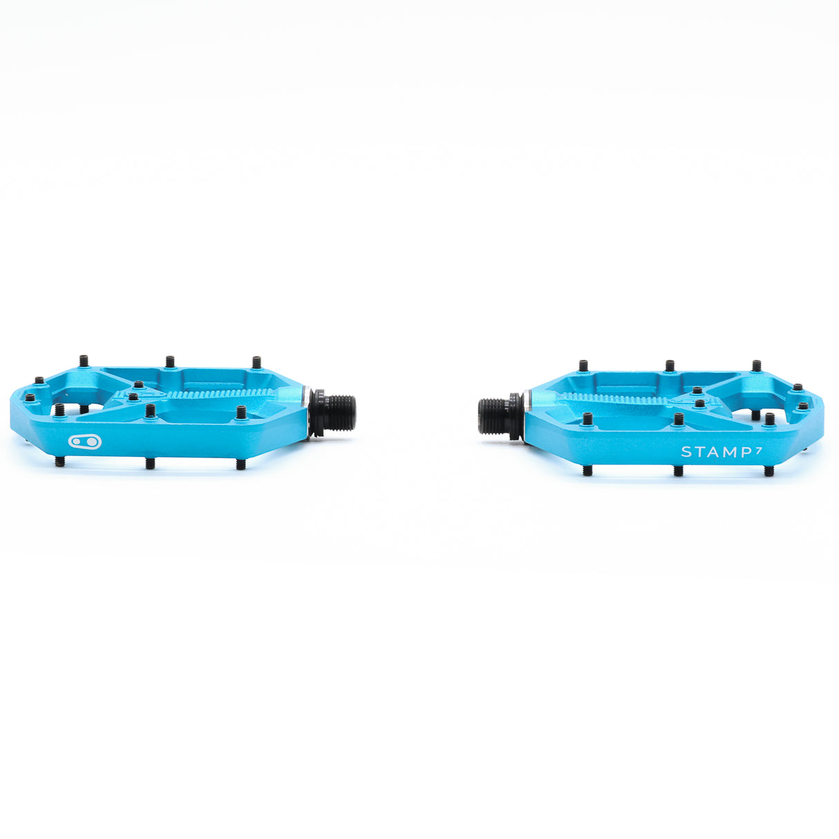 Crank Brothers Stamp 7 Large Blue MTB Flat Pedals