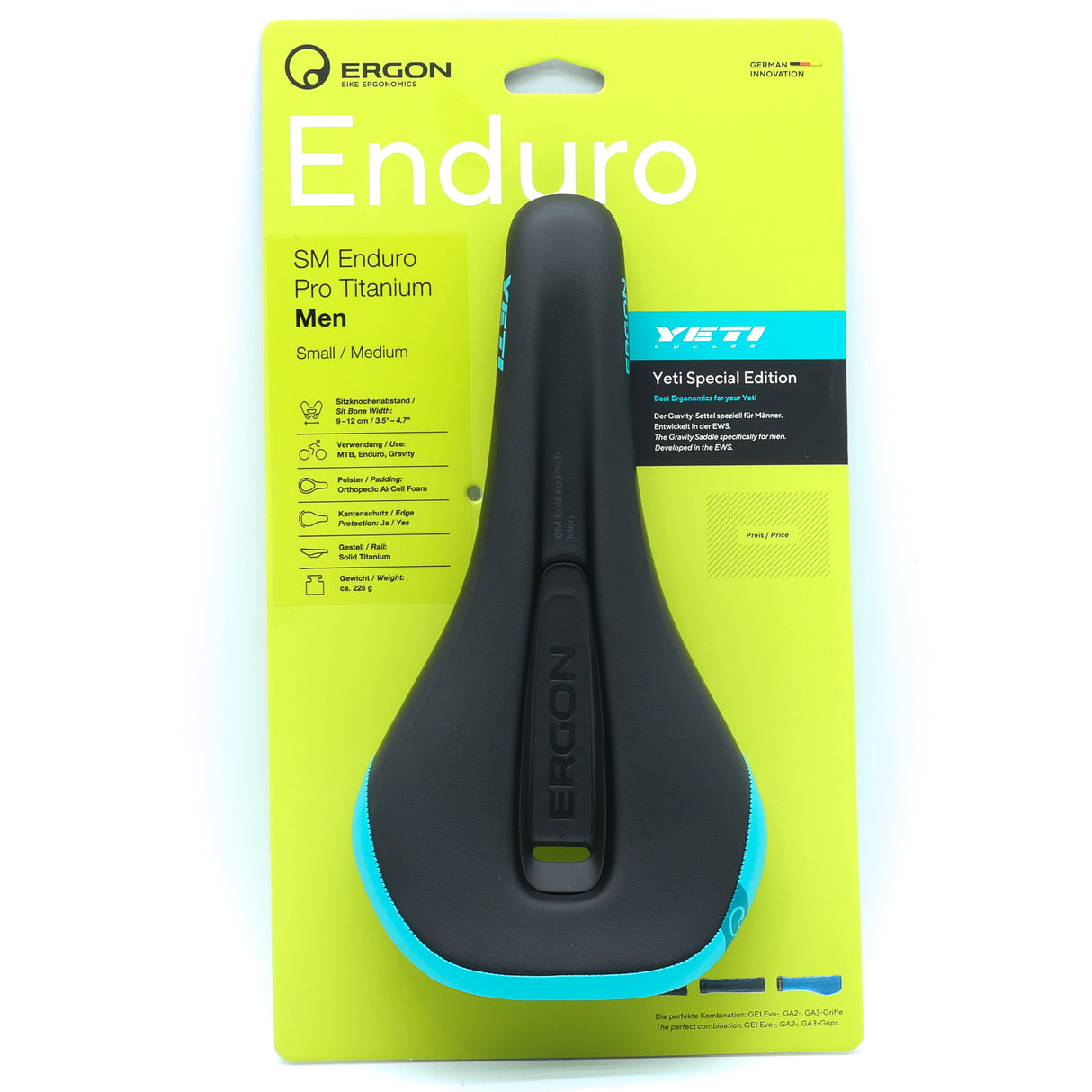 Ergon SM Enduro Pro Titanium Yeti Special Edition Saddle - S/M