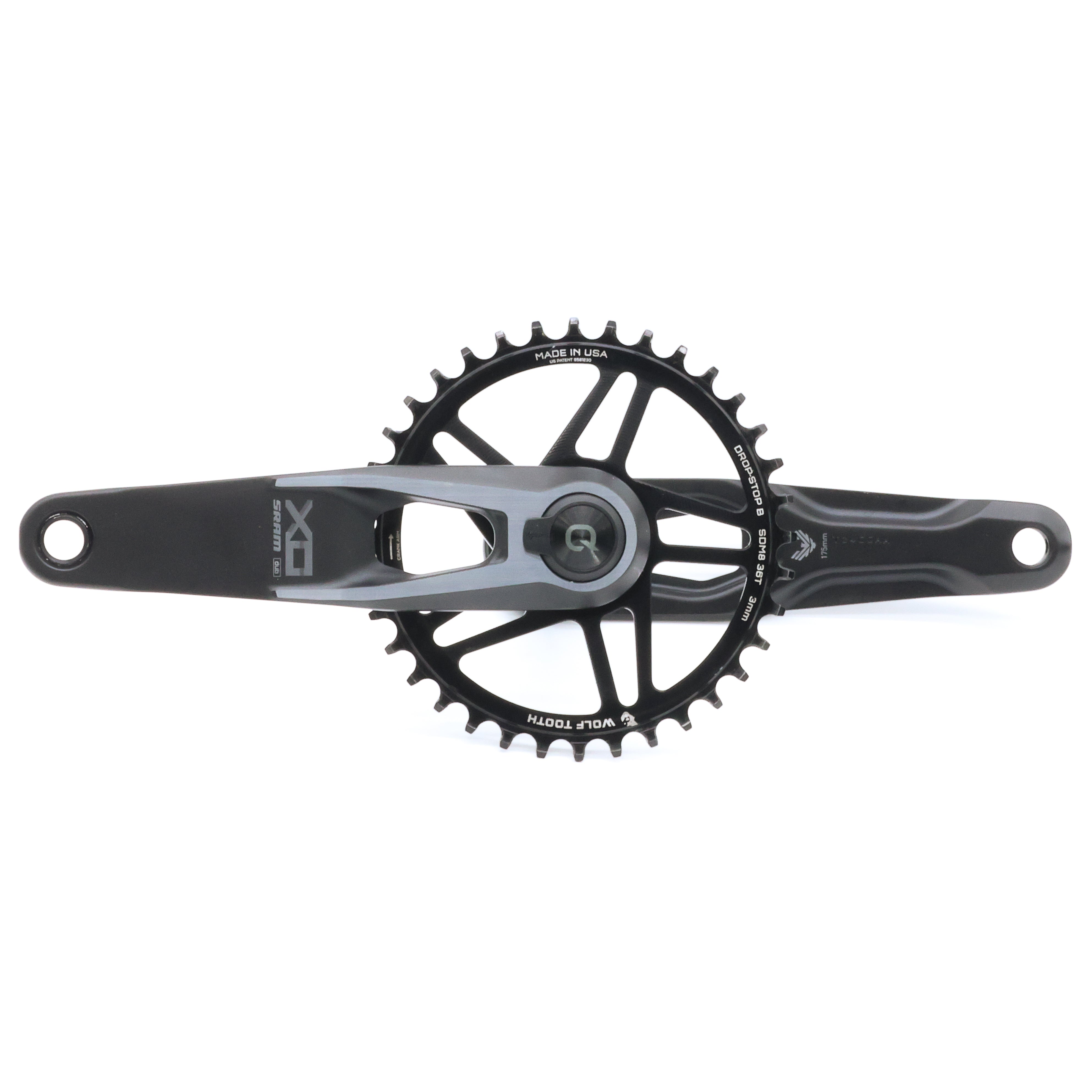 SRAM X0 Eagle DUB Wide AXS Transmission Power Meter Crankset - 36T