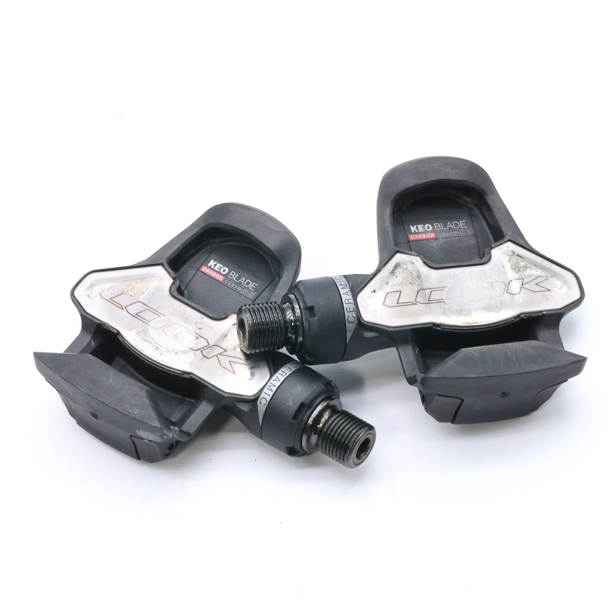LOOK Keo Blade Carbon Ceramic Titanium Road Bike Pedals - 192g, 53mm