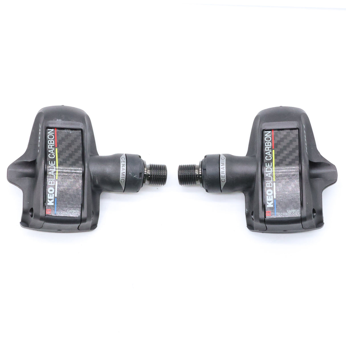 LOOK Keo Blade Carbon Ceramic Titanium Road Bike Pedals - 192g, 53mm