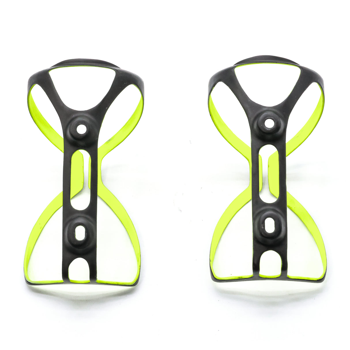 Blackburn Cinch Matte Hi Viz Yellow Carbon Top Load Bottle Cage Pair - 30g