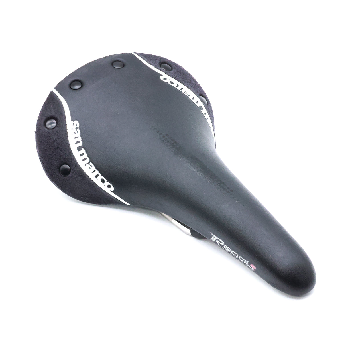 San Marco Regale Rivet Black Road Bike Saddle - 150mm