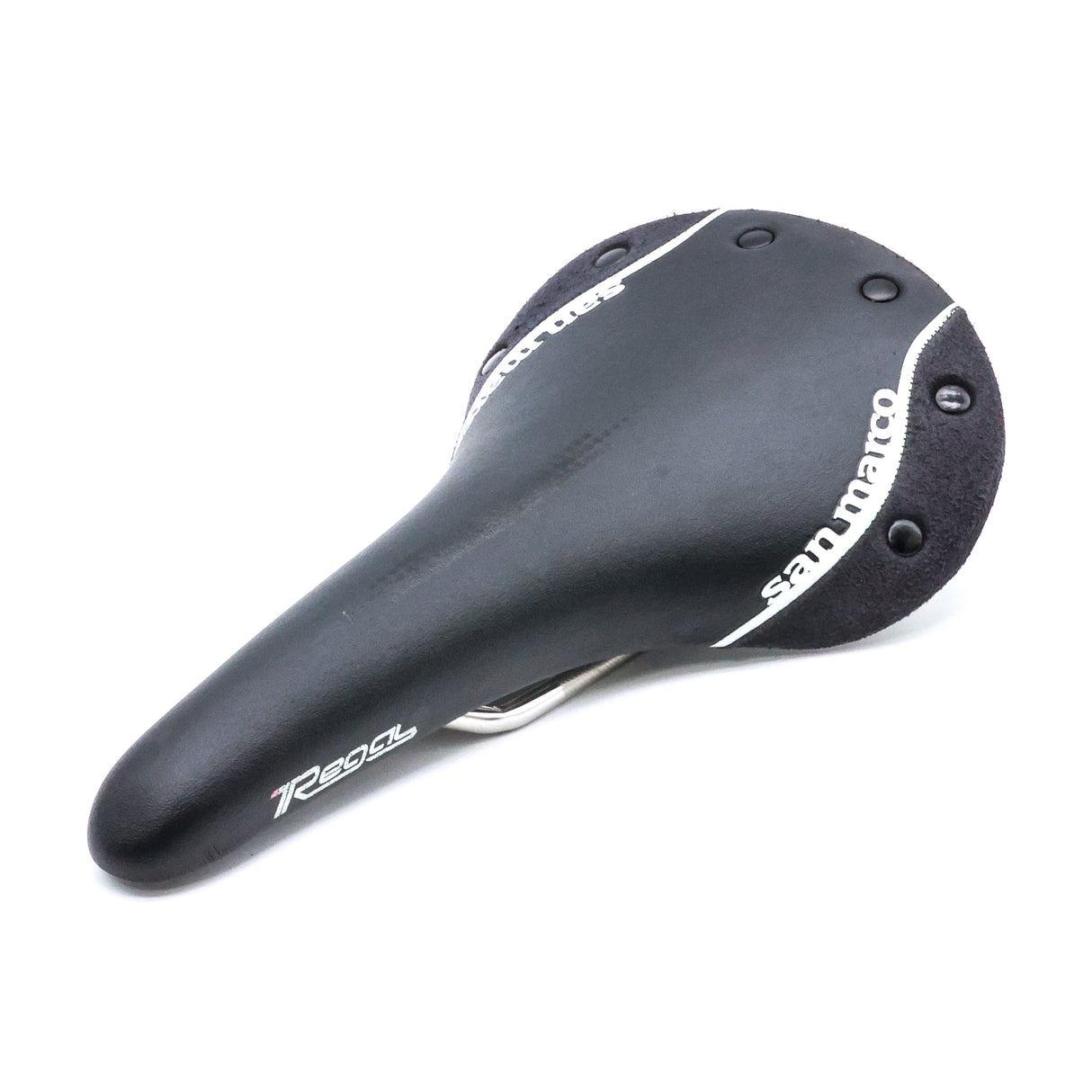 San Marco Regale Rivet Black Road Bike Saddle - 150mm