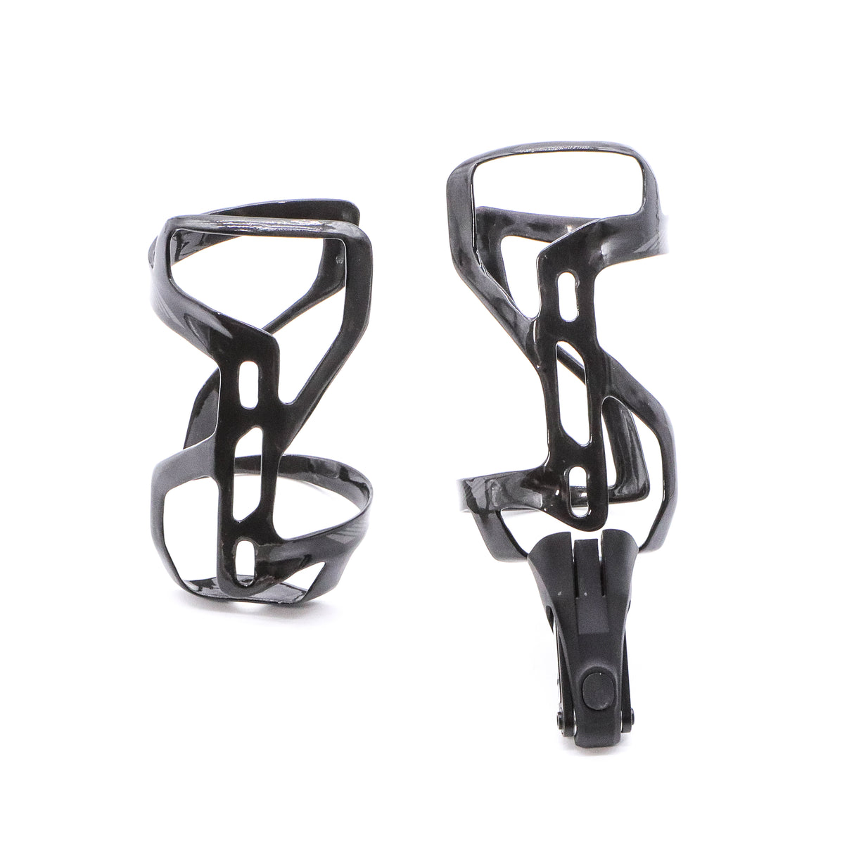 Specialized Zee UD Weave Gloss Carbon Side Load Bottle Cages Pair with EMT Tool - 130g