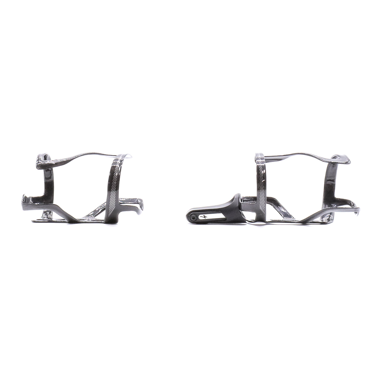 Specialized Zee UD Weave Gloss Carbon Side Load Bottle Cages Pair with EMT Tool - 130g