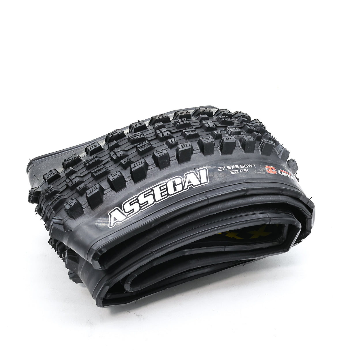 Maxxis Assegai Tire - 27.5x2.50WT, Tubeless, Folding, Black, 3C MaxxTerra, EXO+