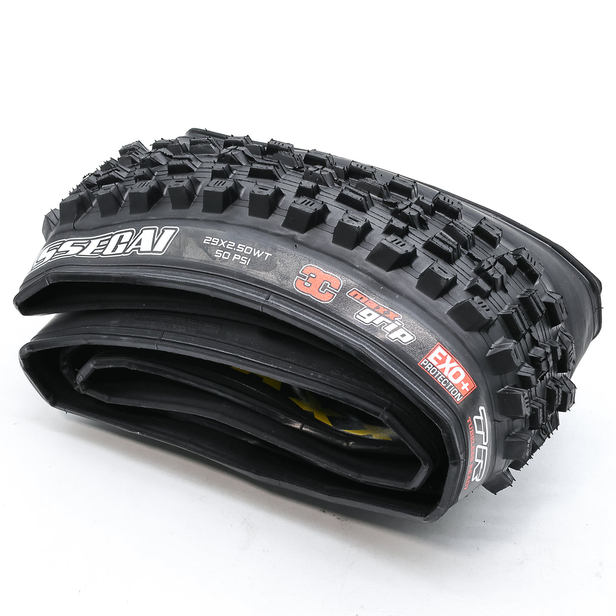 Maxxis Assegai Tire - 29x2.50WT, Tubeless, Folding, Black, 3C MaxxGrip, EXO+