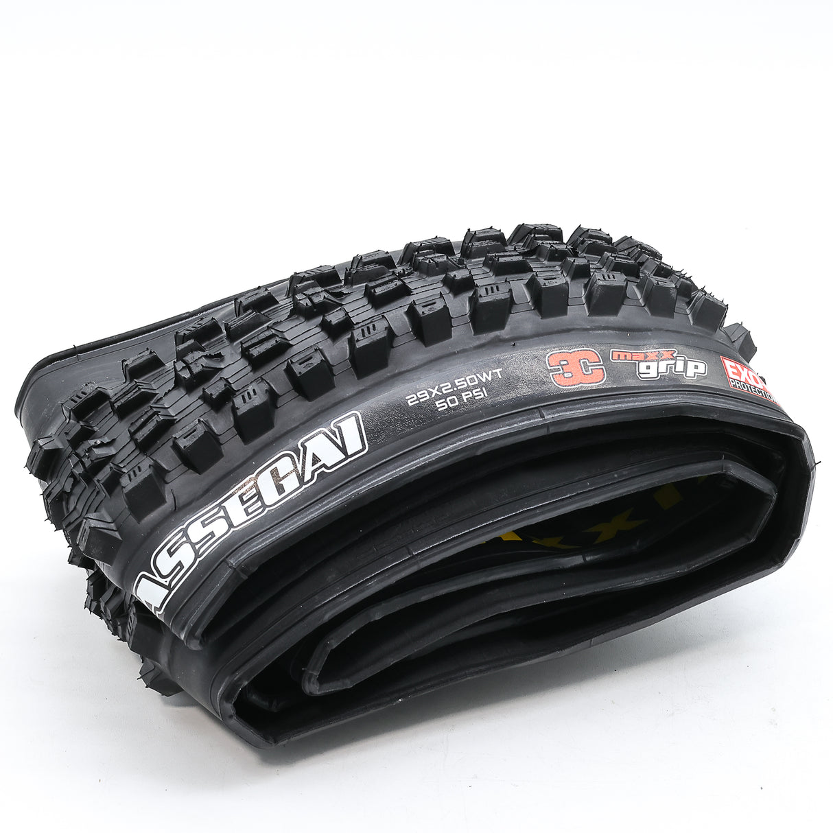 Maxxis Assegai Tire - 29x2.50WT, Tubeless, Folding, Black, 3C MaxxGrip, EXO+
