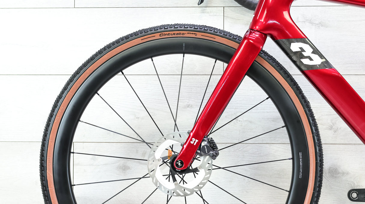 3T Racemax Italia GRX Di2 Rosso Gravel Bike - 2025, Small