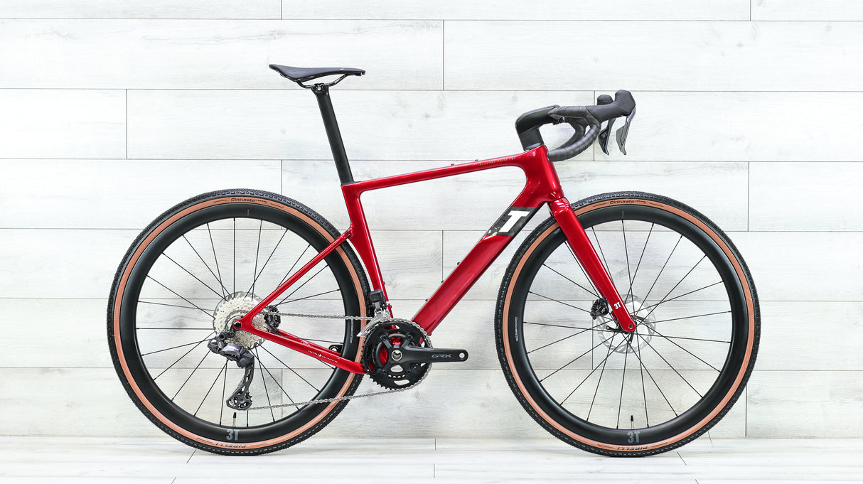 3T Racemax Italia GRX Di2 Rosso Gravel Bike - 2025, Small