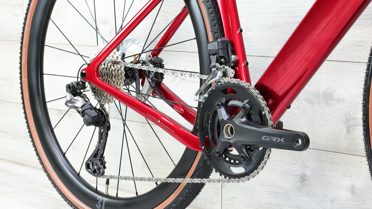 3T Racemax Italia GRX Di2 Rosso Gravel Bike - 2025, Small