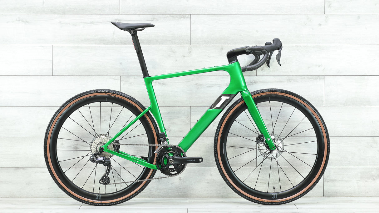 3T Racemax 2 Italia GRX Di2 Verde Gravel Bike - 2025, Large