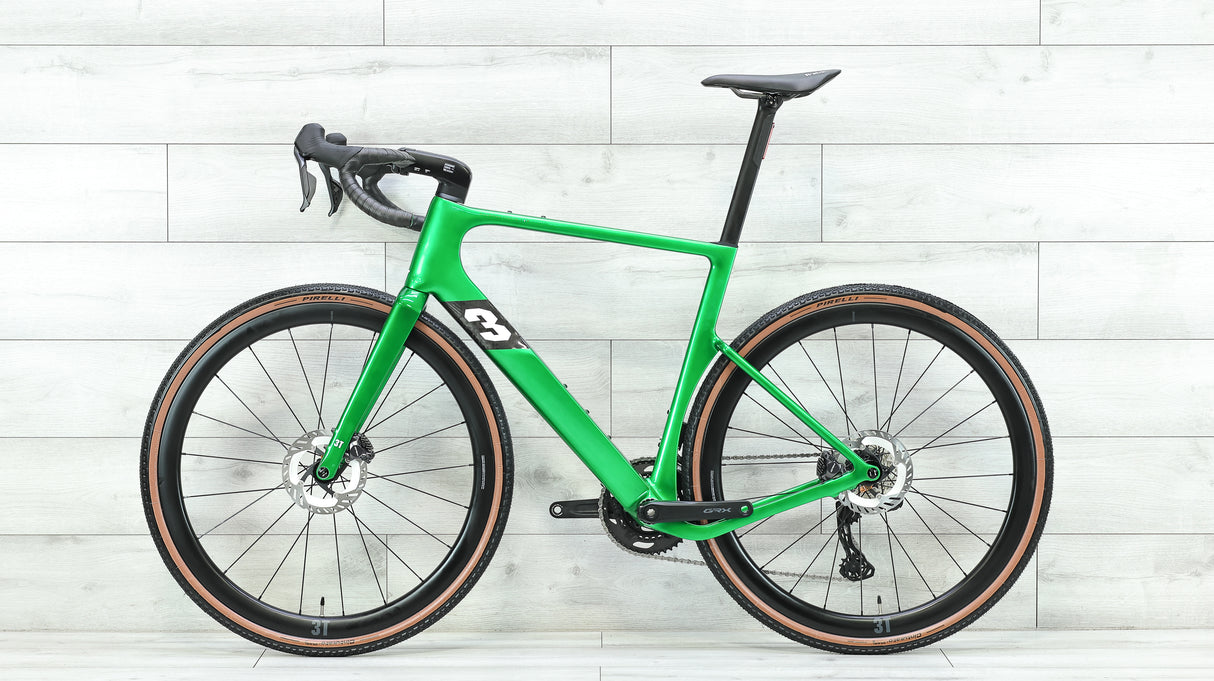 3T Racemax 2 Italia GRX Di2 Verde Gravel Bike - 2025, Large
