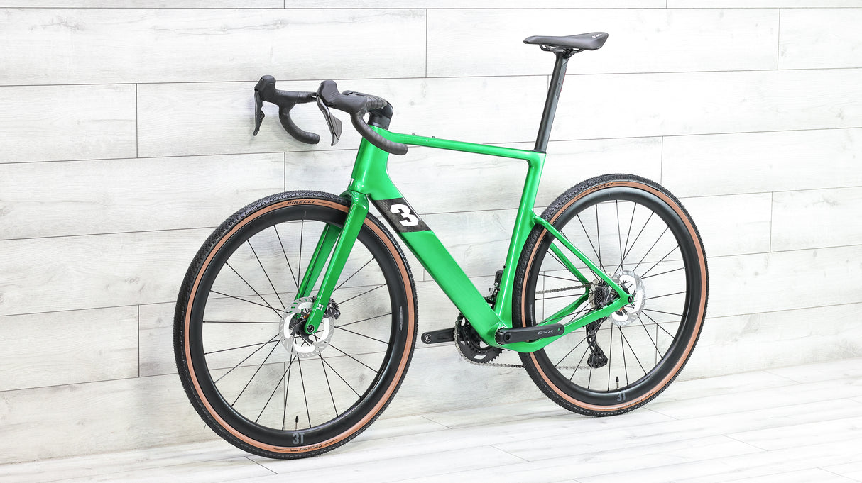 3T Racemax 2 Italia GRX Di2 Verde Gravel Bike - 2025, Large