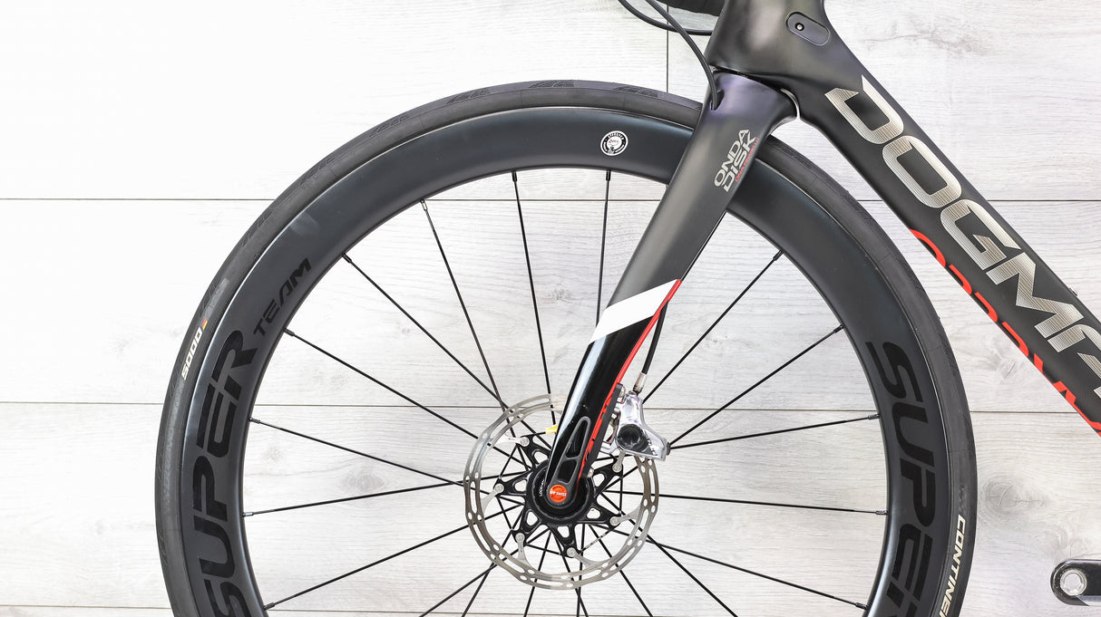 Pinarello F8 Disk Red eTap AXS Road Bike - 2021, 54cm