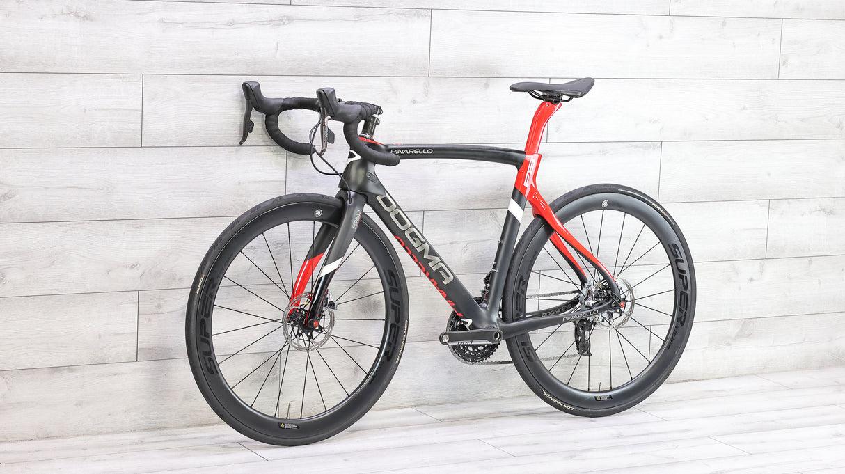 Pinarello F8 Disk Red eTap AXS Road Bike - 2021, 54cm