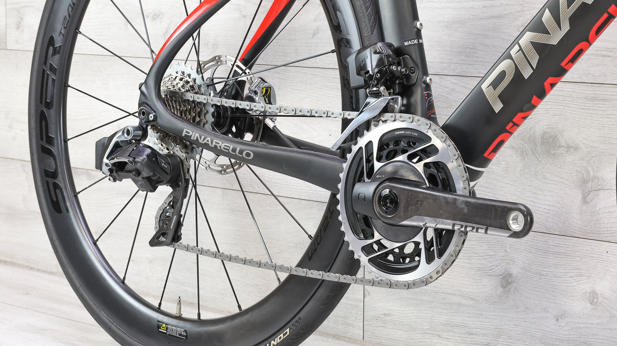 Pinarello F8 Disk Red eTap AXS Road Bike - 2021, 54cm