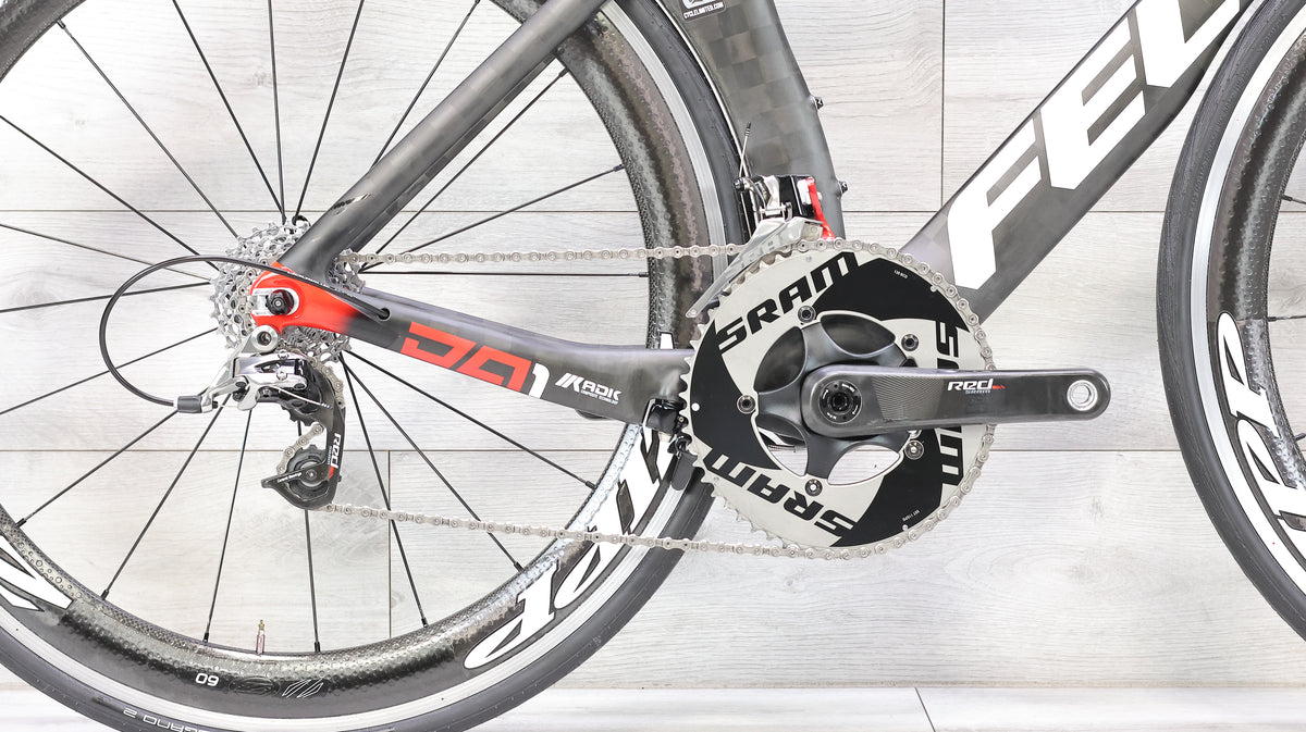 Felt DA1 SRAM Red w/Zipp 60 Triathlon Bike - 2017, 51cm