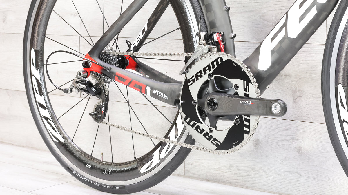 Felt DA1 SRAM Red w/Zipp 60 Triathlon Bike - 2017, 51cm