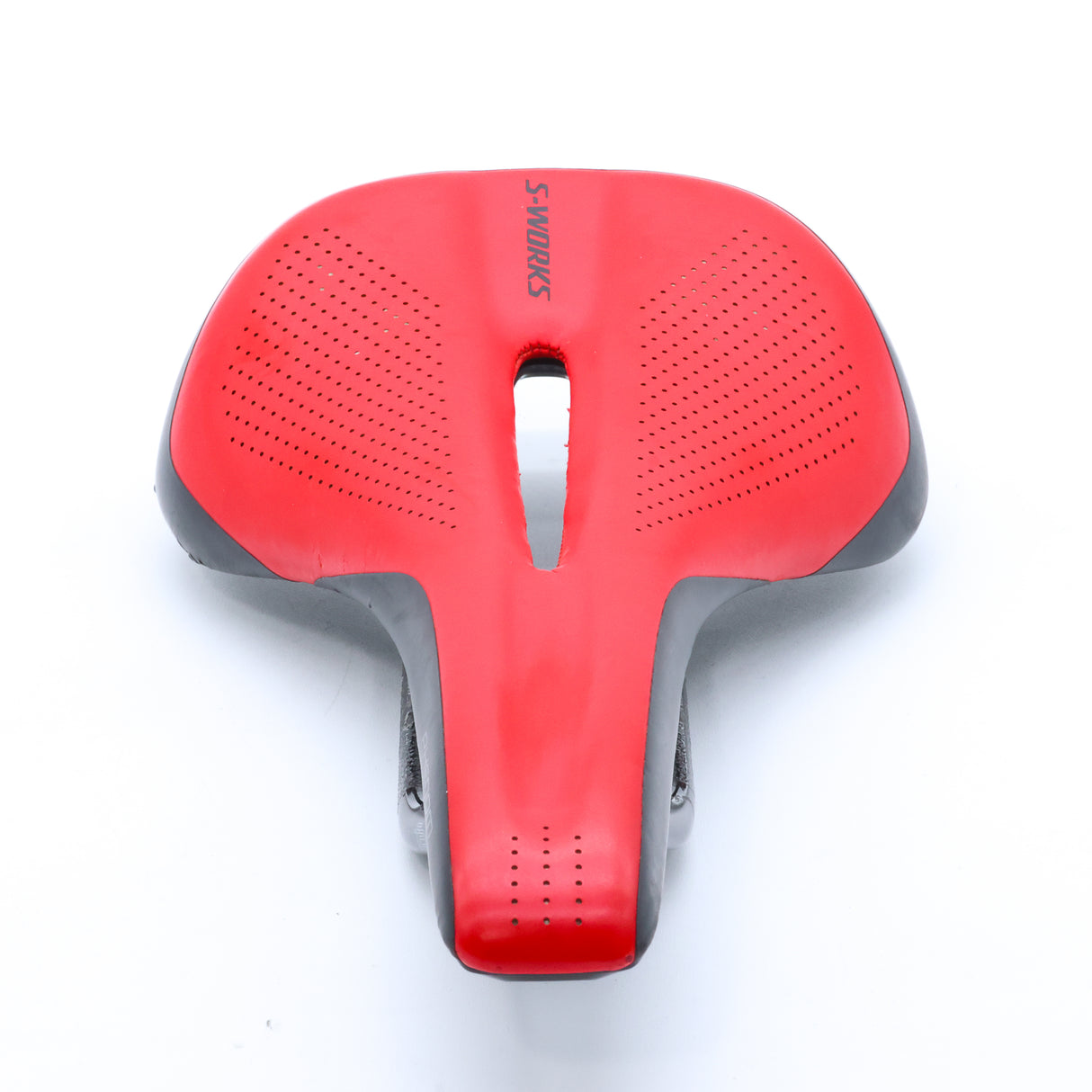 Specialized S-Works Phenom Carbon Rails Red Road Bike Saddle - 143mm