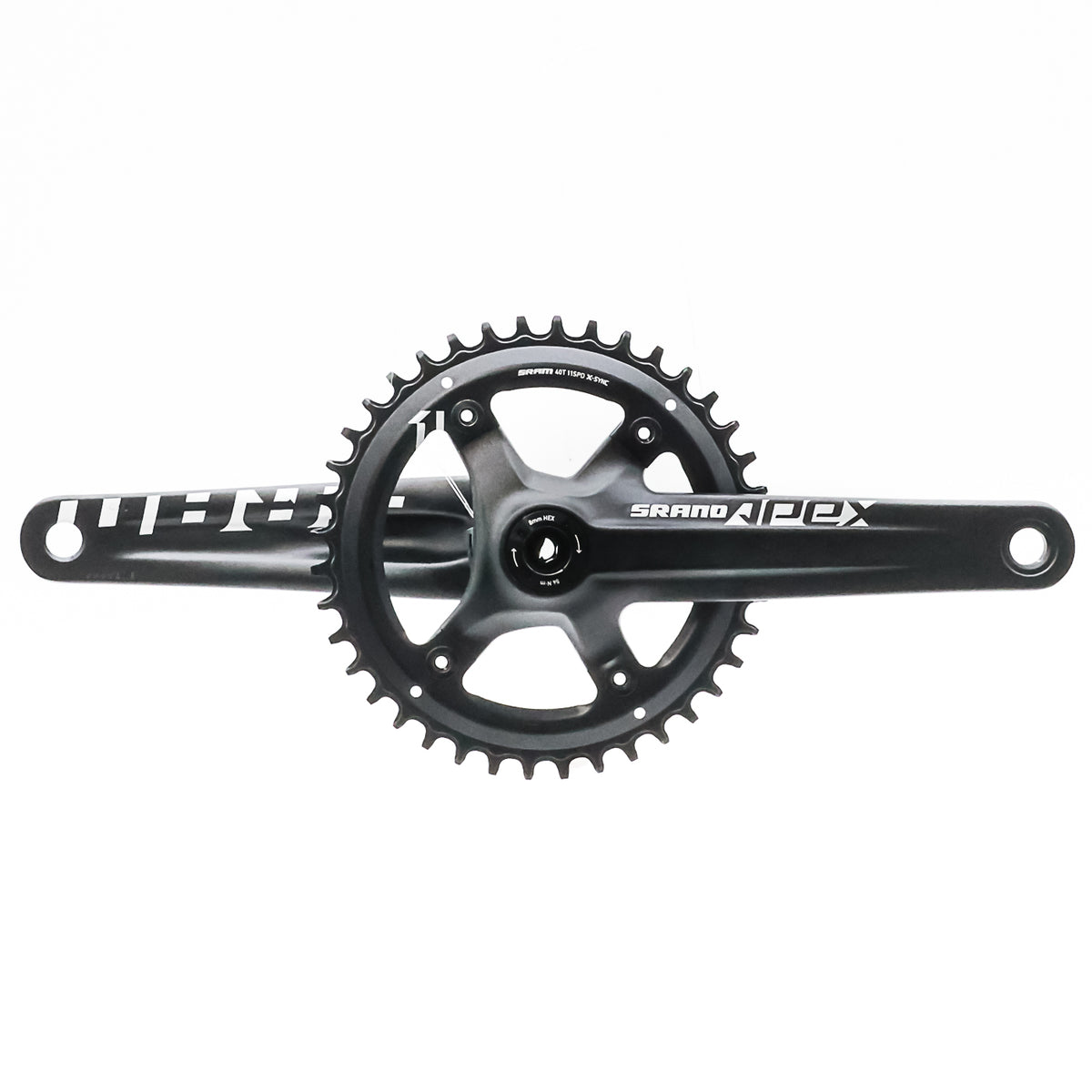 SRAM Apex Crankset – 40T, 10/11-Speed, BB30/PF30