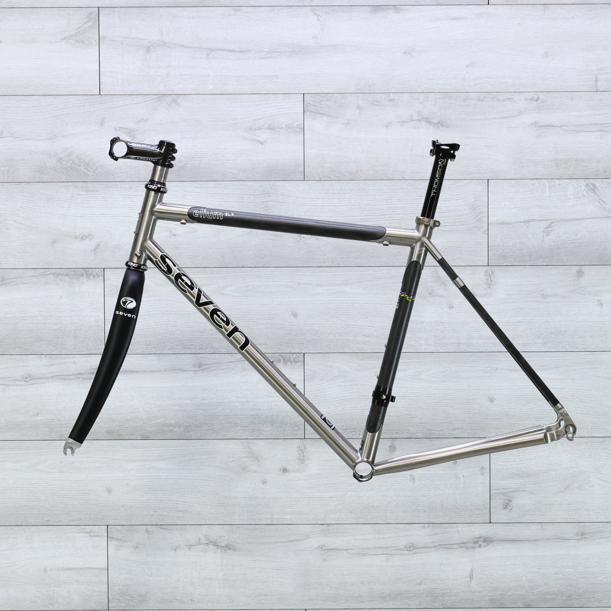 Seven Cycles Elium SLX Titanium/Carbon Road Bike Frameset - 2015, 54cm