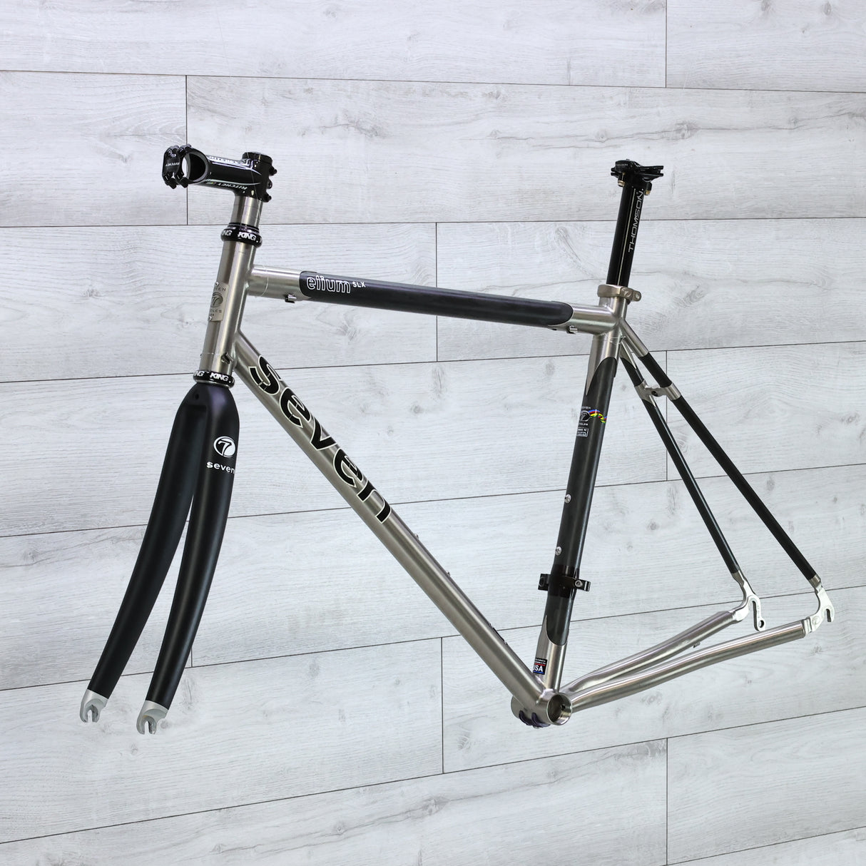 Seven Cycles Elium SLX Titanium/Carbon Road Bike Frameset - 2015, 54cm