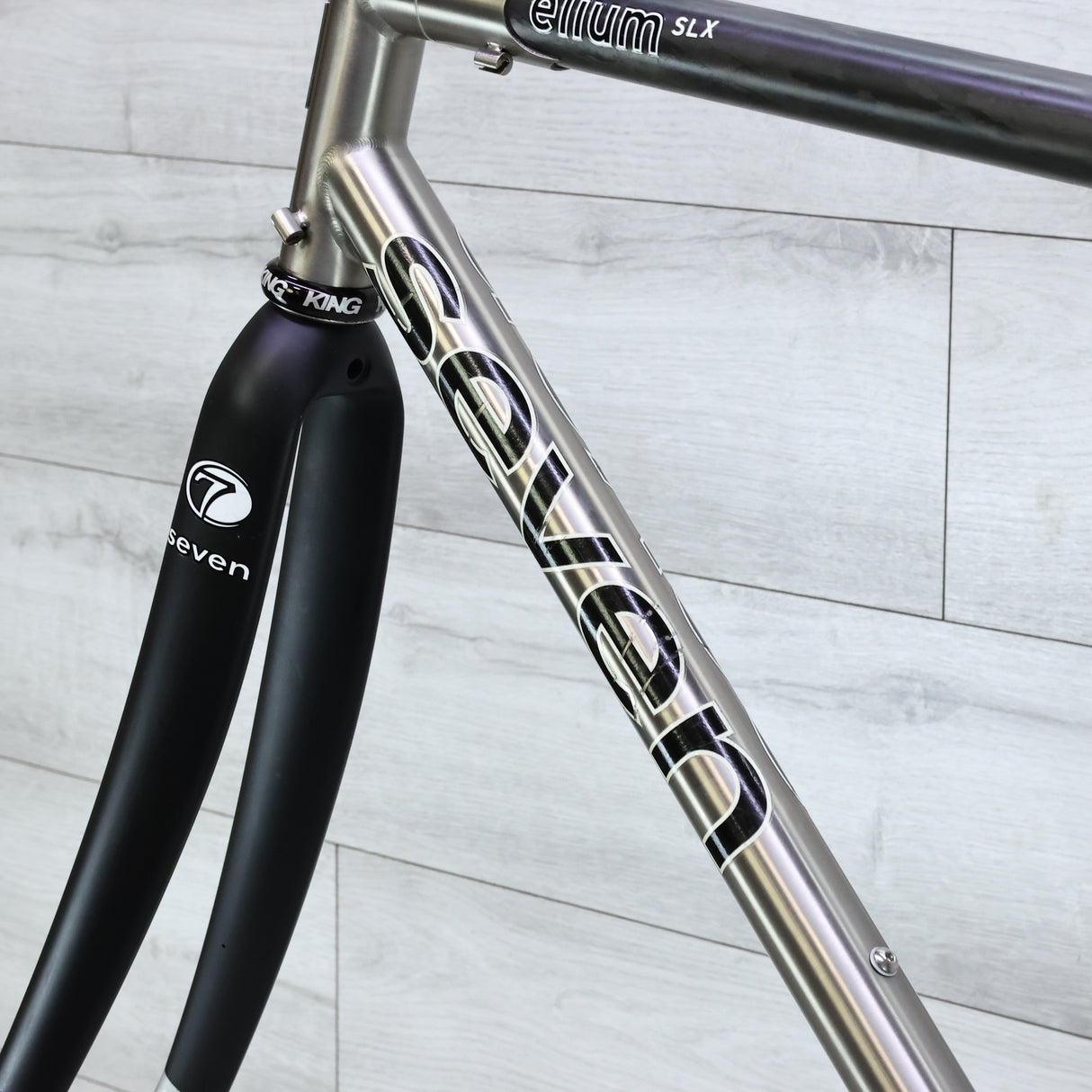 Seven Cycles Elium SLX Titanium/Carbon Road Bike Frameset - 2015, 54cm