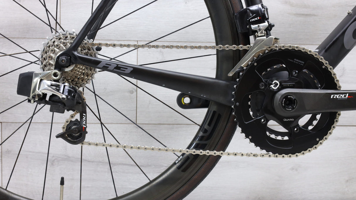 Bicicleta de carretera eTap roja Cervelo R3 2017 - 56 cm