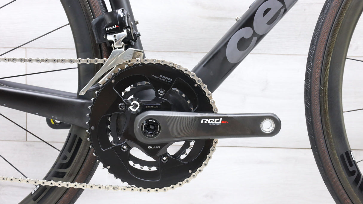 Bicicleta de carretera eTap roja Cervelo R3 2017 - 56 cm