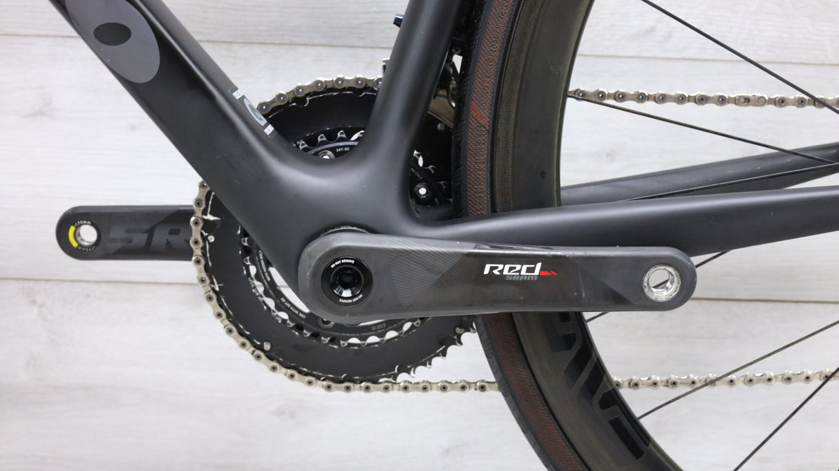 Bicicleta de carretera eTap roja Cervelo R3 2017 - 56 cm