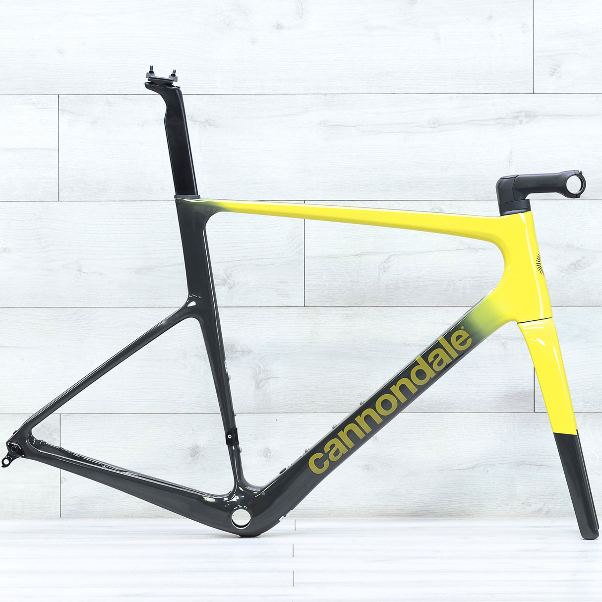 Cannondale SuperSix Evo High Mod Road Bike 700c Laguna Yellow Frameset - 2024, 58cm