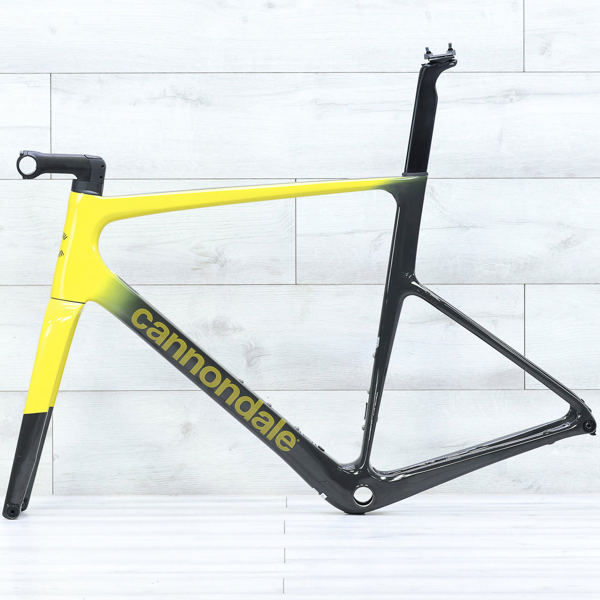 Cannondale SuperSix Evo High Mod Road Bike 700c Laguna Yellow Frameset - 2024, 58cm
