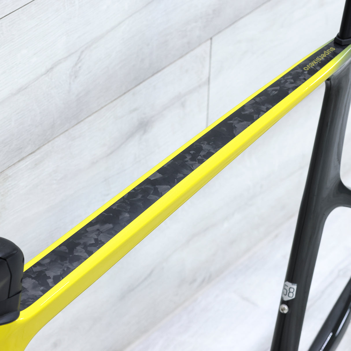 Cannondale SuperSix Evo High Mod Road Bike 700c Laguna Yellow Frameset - 2024, 58cm