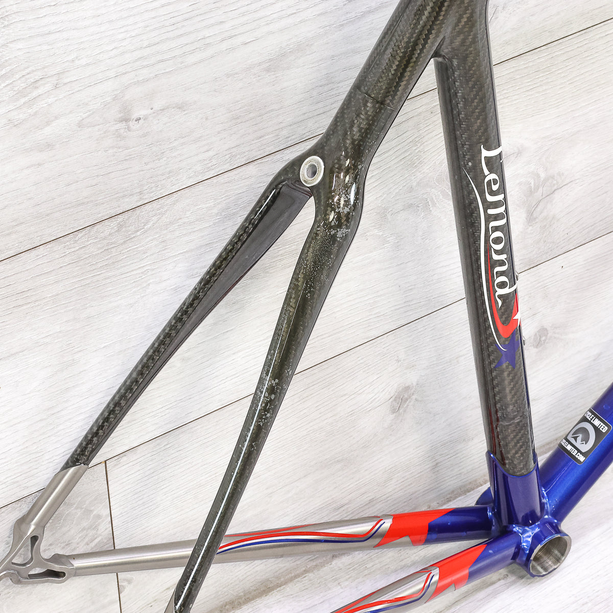 LeMond Tete de Course Titanium / Carbon Road Bike Frameset - 2006, 58cm