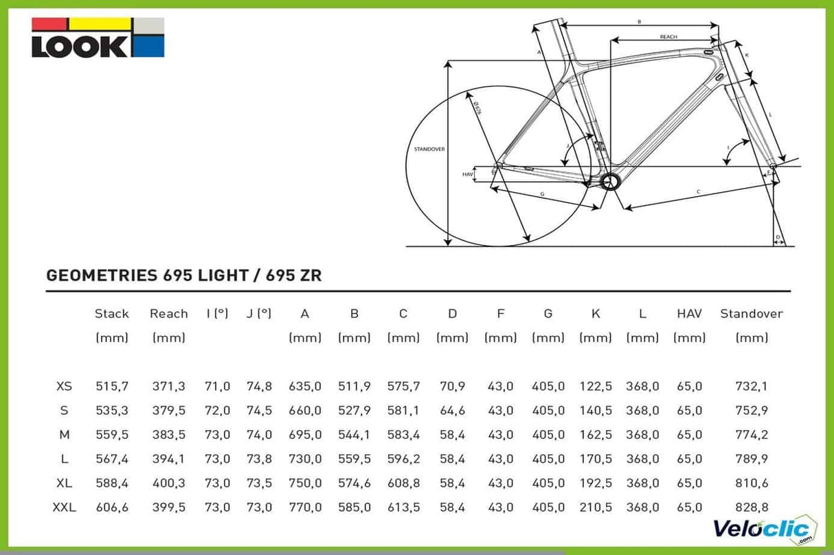 Look 695 Aerolight Road Bike - 2014, X-Large