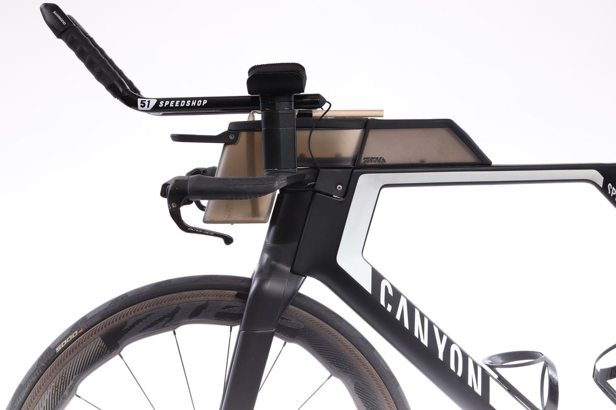 Bicicleta de triatlón Canyon Speedmax CF SLX 8.0 SL 2018 - Grande