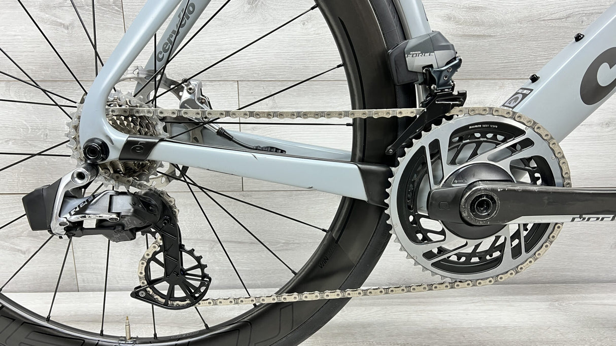 Bicicleta de carretera Cervelo S5 Disc roja eTap AXS 2020 - 58 cm