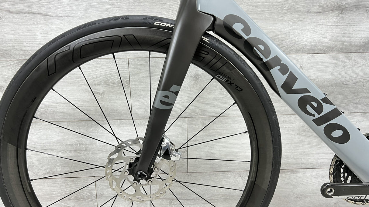 Bicicleta de carretera Cervelo S5 Disc roja eTap AXS 2020 - 58 cm