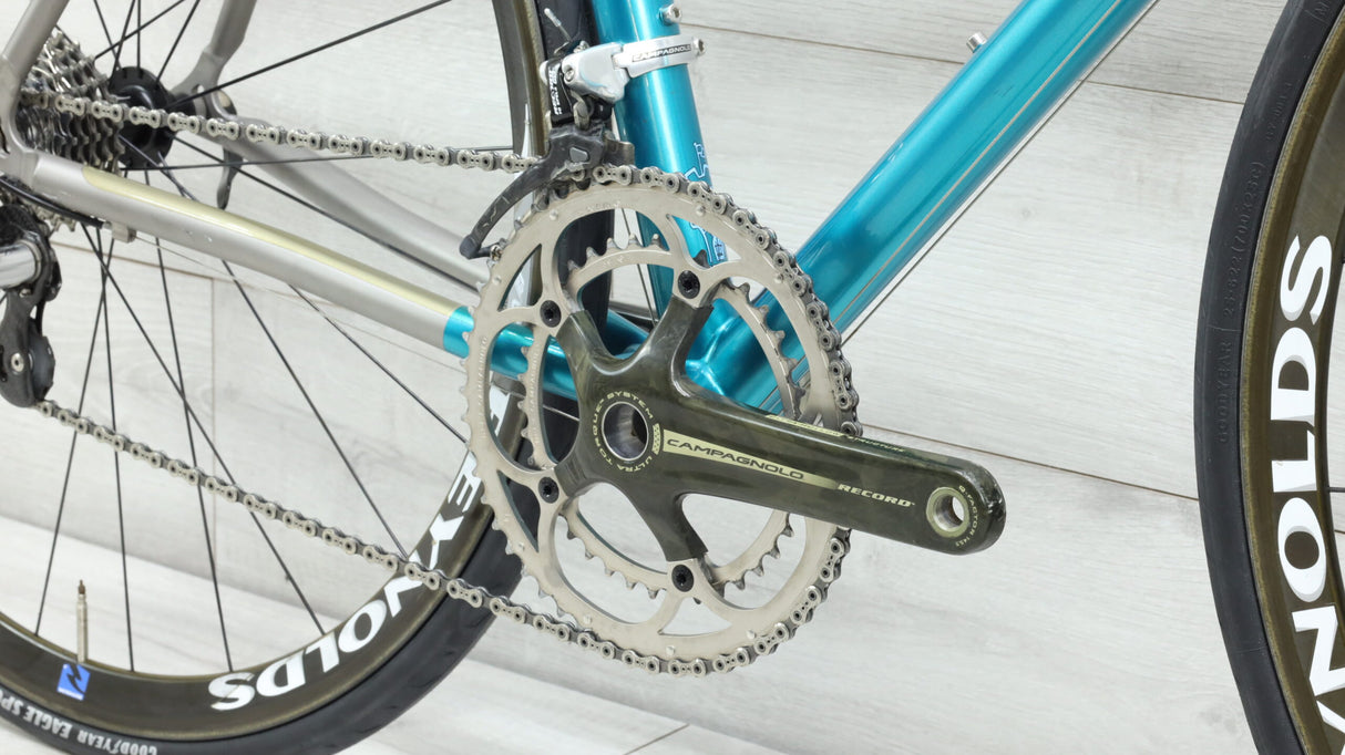 Bicicleta de carretera de titanio Crown Jewel de fabricación independiente 2007 - 56 cm