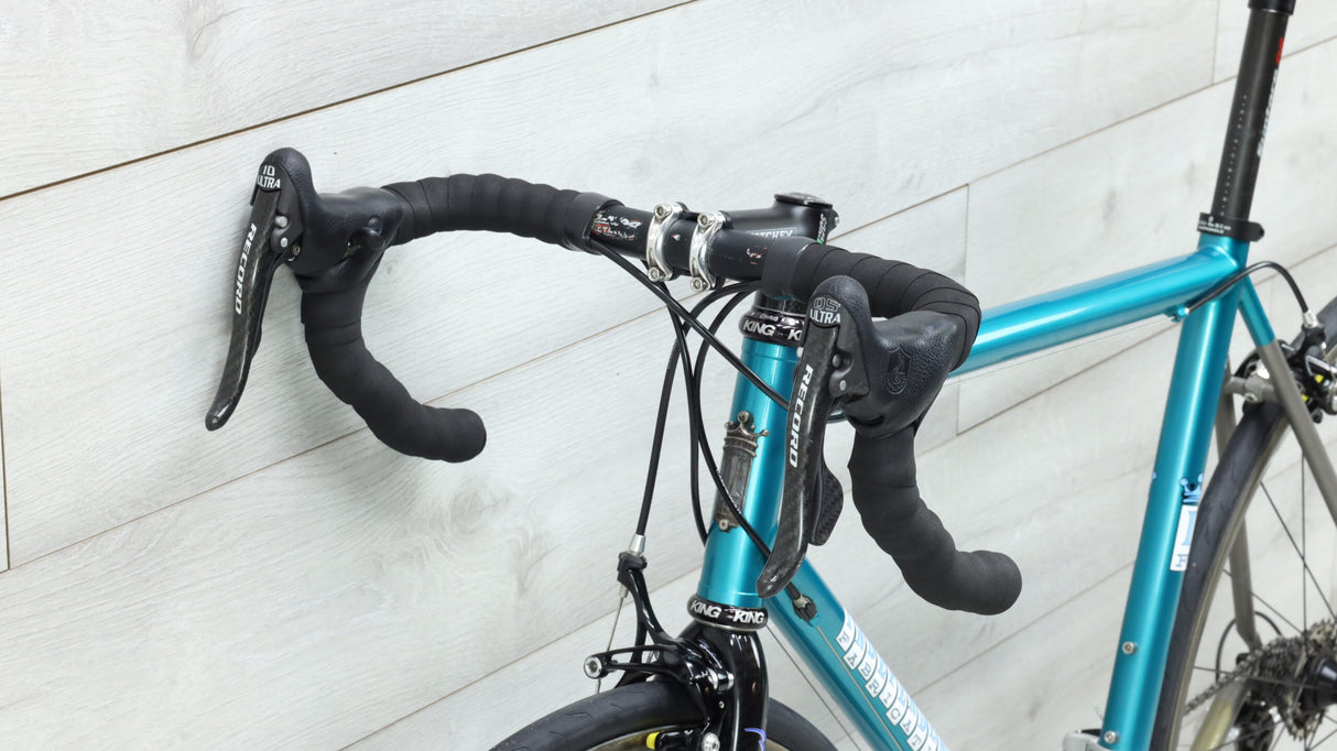 Bicicleta de carretera de titanio Crown Jewel de fabricación independiente 2007 - 56 cm